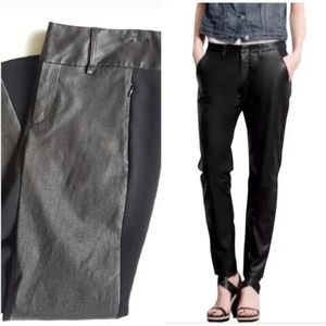 rag & bone Leather Front Paneled Pant new with tags